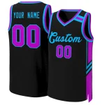 Custom Navy White Reversible Double Side Tops Basketball Jersey