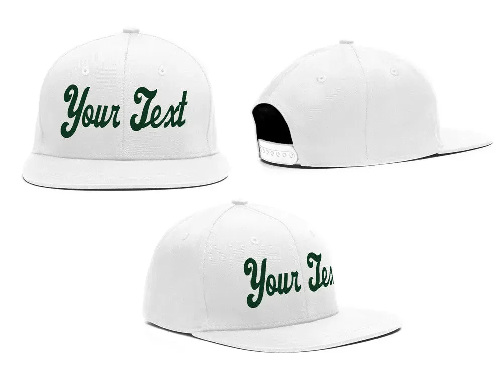 Custom White Royal-Yellow Casual Sport Baseball Cap