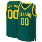 Custom Aqua Navy-White Classic Tops Basketball Jersey