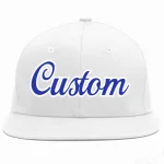 Custom White Navy-White Casual Sport Baseball Cap