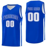 Custom Royal White Classic Tops Fashion Sportwear Basketball Jersey