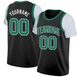 Custom Red Black-White Classic Tops Casual Fake Sleeve Basketball Jersey
