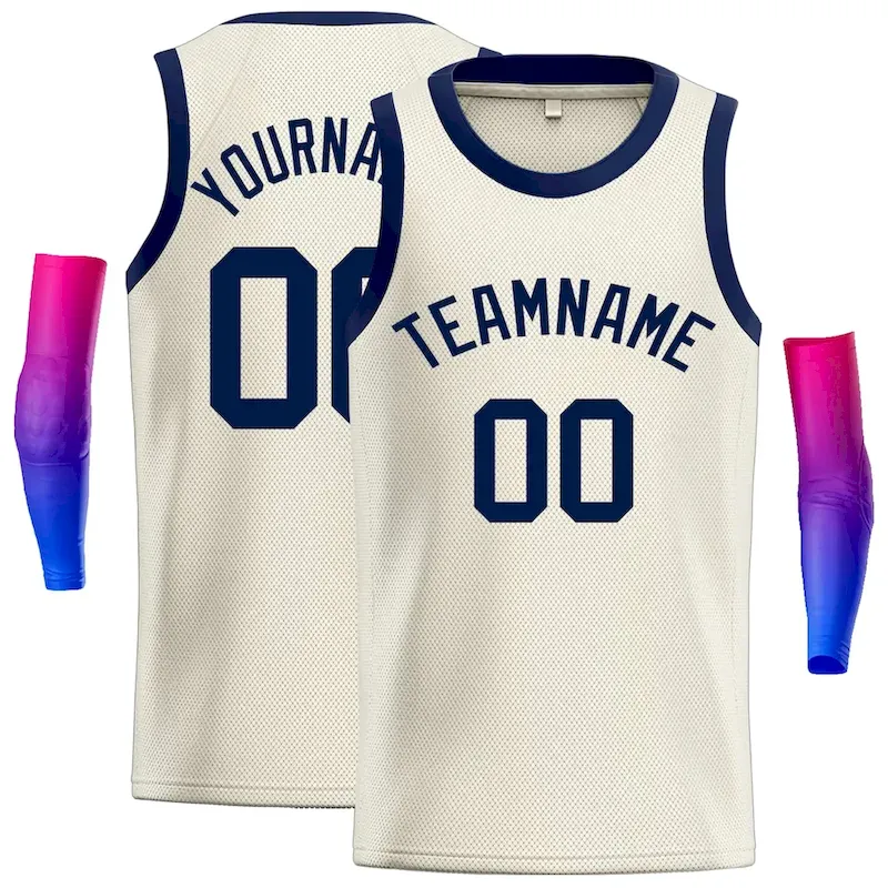 Custom Purple Gray-White Classic Tops Casual Basketball Jersey