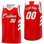 Custom White Pink Classic Tops Athletic Casual Basketball Jersey