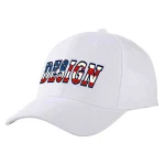 Custom White Navy-Yellow Casual Sport Baseball Cap