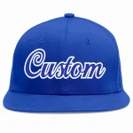 Custom Royal Royal-White Casual Sport Baseball Cap