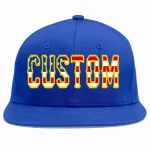 Custom Royal USA-Gold Casual Sport Baseball Cap
