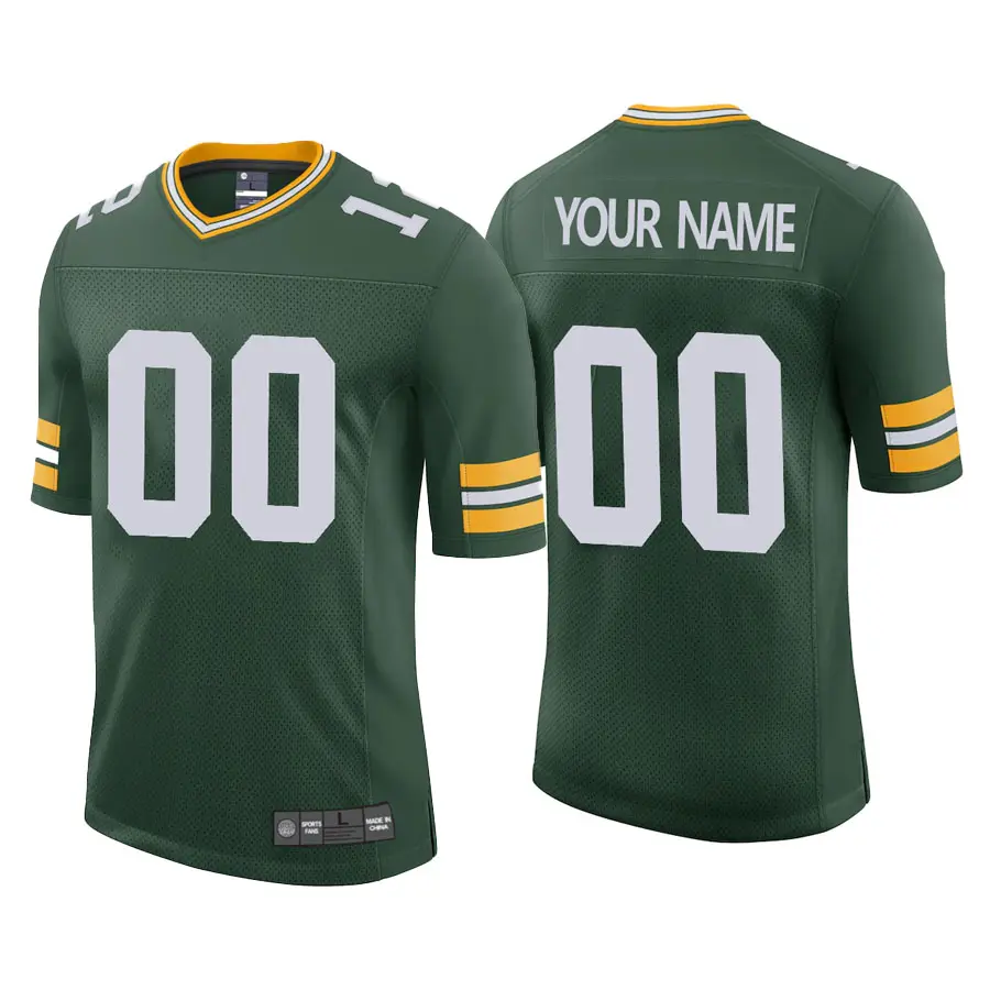 Your Team Custom Green Bay Packers Aaron Rodgers Football Jersey
